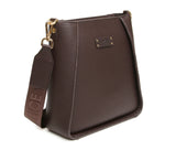 Alice Wheeler Chocolate - Kensington Cross Body Bag