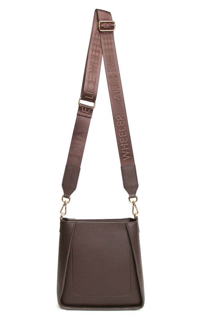 Alice Wheeler Chocolate - Kensington Cross Body Bag