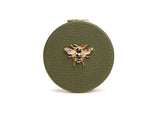 Alice Wheeler Olive - Round Mirror compact
