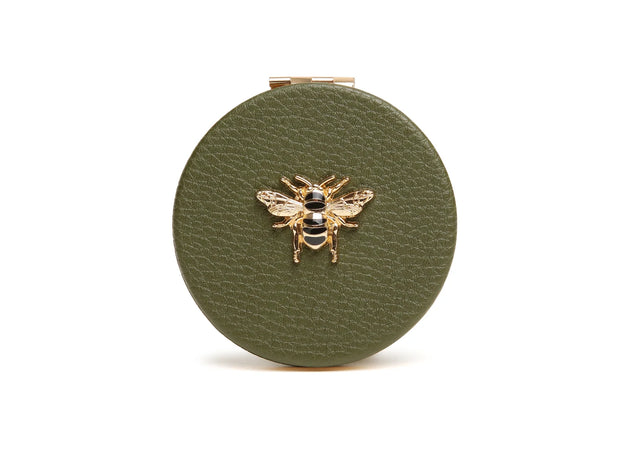 Alice Wheeler Olive - Round Mirror compact