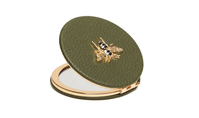 Alice Wheeler Olive - Round Mirror compact