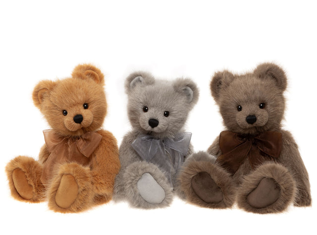 Charlie Bear Oak alongside woodland bear companions