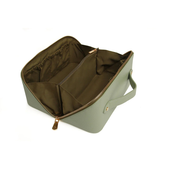 Alice Wheeler Train Case - Sage & Olive