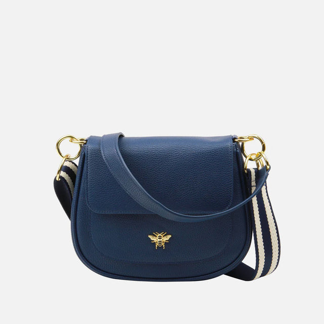 Alice Wheeler Ascot Saddle Bag - Navy