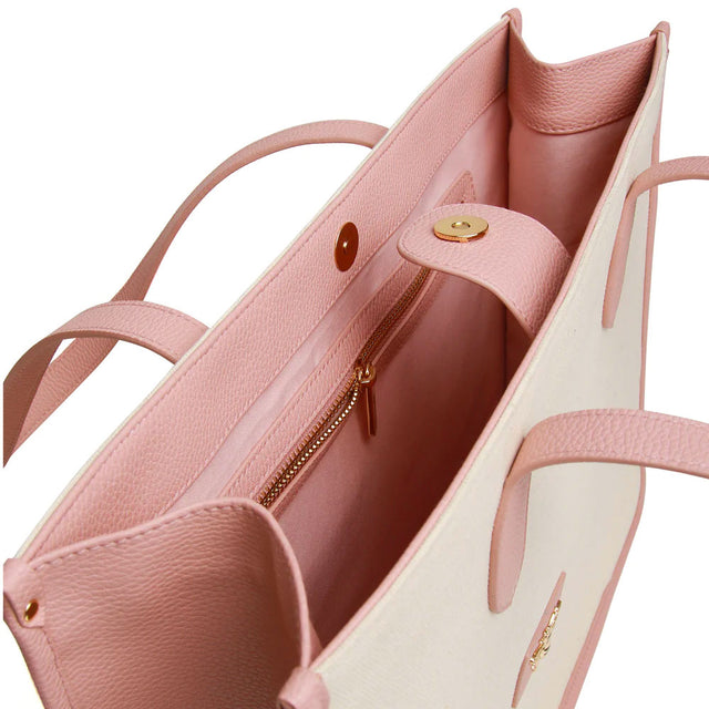 Alice Wheeler Pink -  Kingston Canvas tote Bag