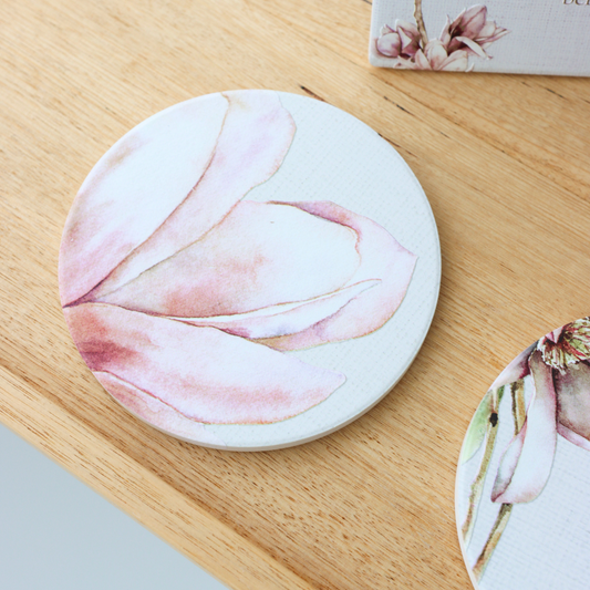Splosh Blossom Ceramic Coaster Floral Petal