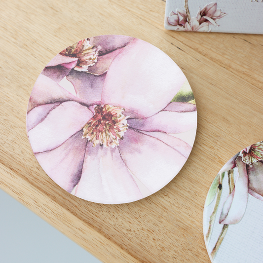 Splosh Blossom Ceramic Coaster Flower Bloom
