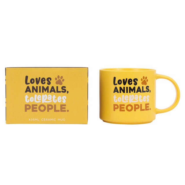 Splosh – Cheeky Mug – Loves Animals | Witty Mug