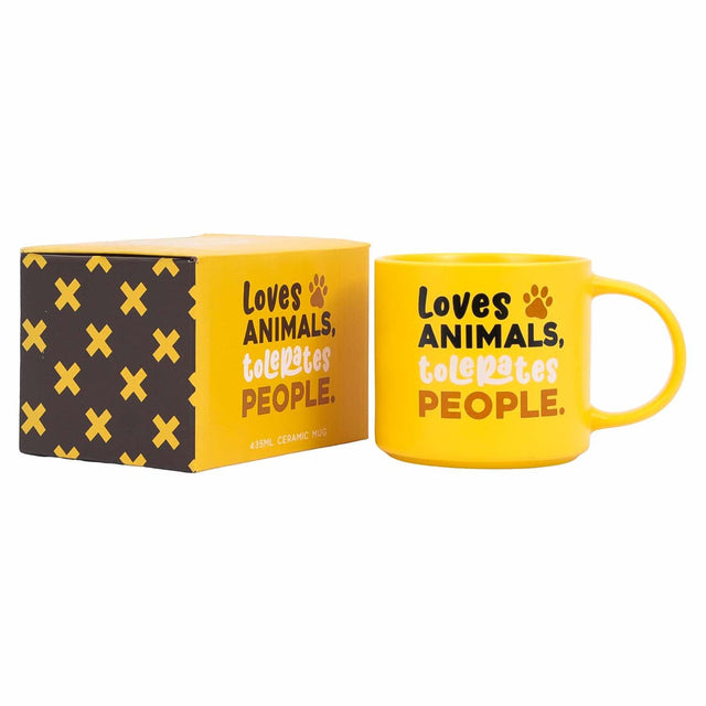 Splosh – Cheeky Mug – Loves Animals | Witty Mug