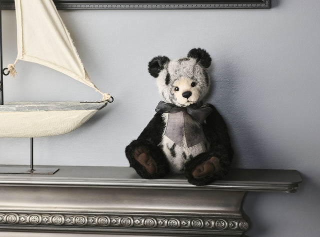 S'more Panda Bear Lifestyle from the 2026 Charlie Bear Plumo Collection 