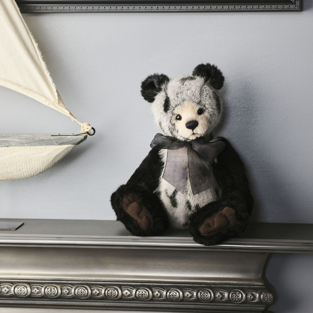 S'more Panda Bear Lifestyle from the 2026 Charlie Bear Plumo Collection