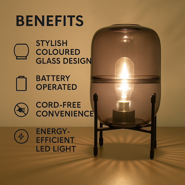 Simplicity Lamp - Light Purple