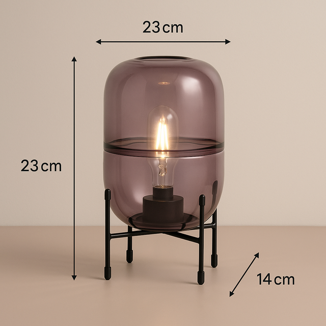 Simplicity Lamp - Light Purple