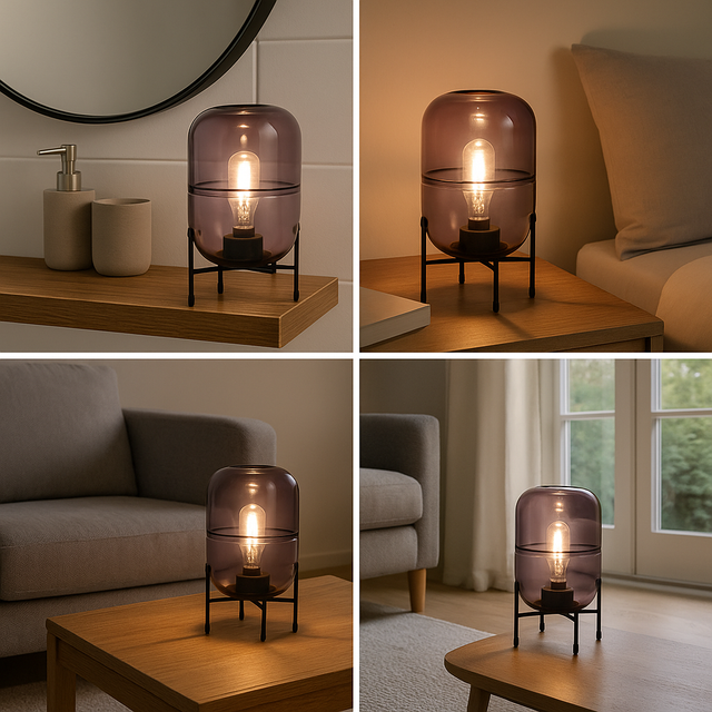 Simplicity Lamp - Light Purple