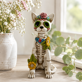 Gleneagles - Dark Matters - Sugar Bloom Cat - Polyresin Figurine