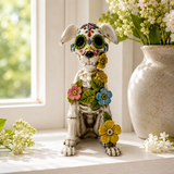 Gleneagles - Dark Matters - Sugar Bloom Dog - Polyresin Figurine