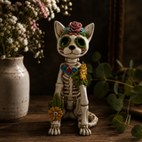 Gleneagles - Dark Matters - Sugar Bloom Cat - Polyresin Figurine