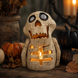 Gleneagles - Dark Matters Stoneware - Nightbone - Tealight Holder