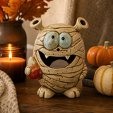 Gleneagles - Dark Matters Stoneware - Mummy Grin - Tealight Holder