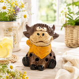 Gleneagles - Dark Matters Stoneware - Highland Cow - Tealight Holder