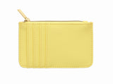 Estella Bartlett Pale Yellow Saffiano Card Purse