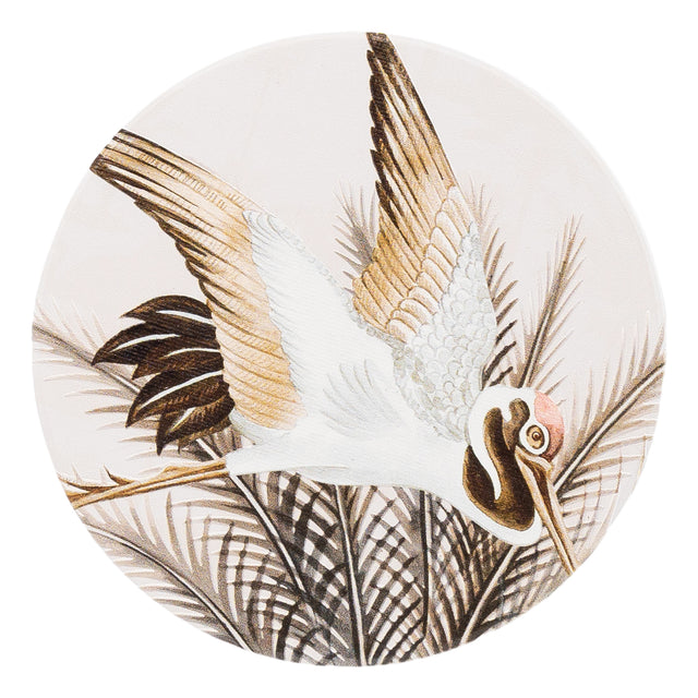 Splosh Exotic Ceramic Coaster Brown Crane