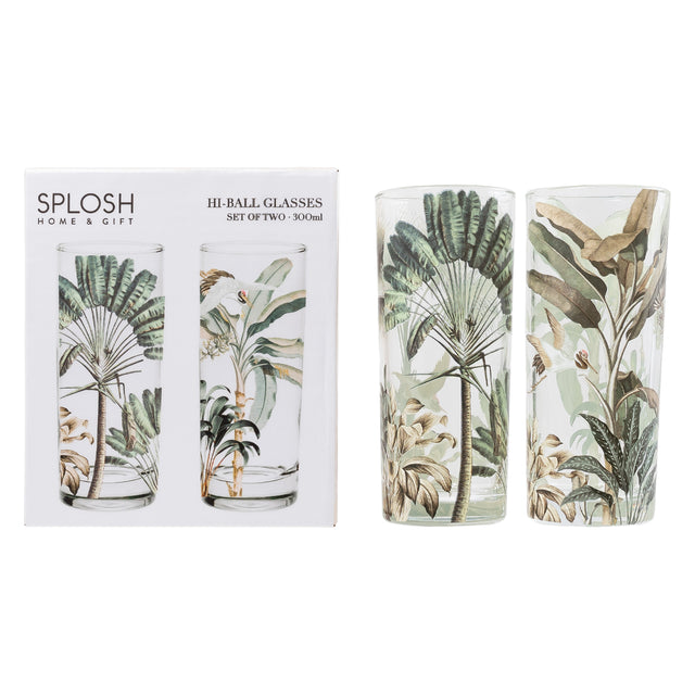 Splosh Exotic Glasses Set Of 2