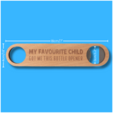 Splosh Wooden Bottle Opener - Favourite Child