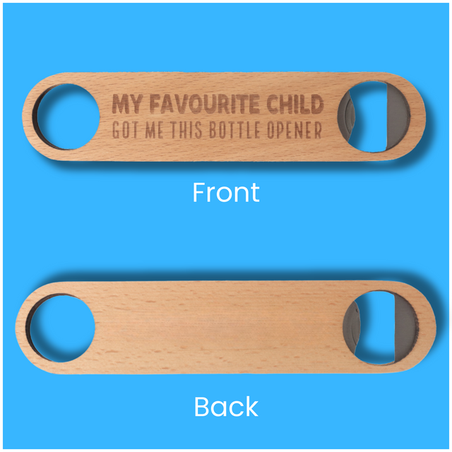 Splosh Wooden Bottle Opener - Favourite Child