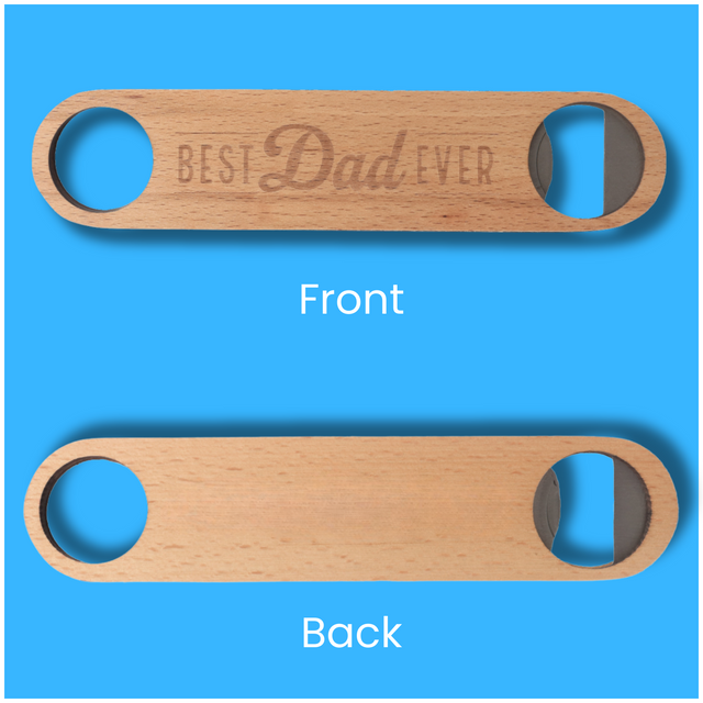 Splosh Wooden Bottle Opener - Best Dad Ever