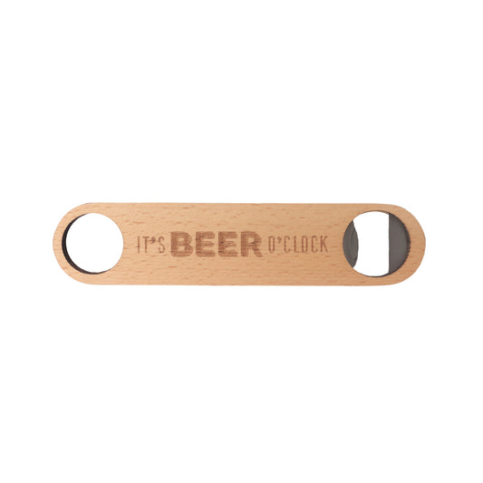 Splosh Wooden Bottle Opener - Beer OClock