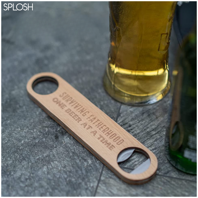 Splosh Wooden Bottle Opener - Surviving Fatherhood