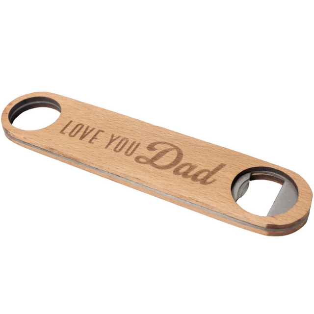 Splosh Wooden Bottle Opener - Love You Dad