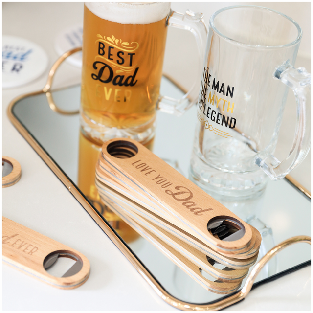 Splosh Wooden Bottle Opener - Love You Dad