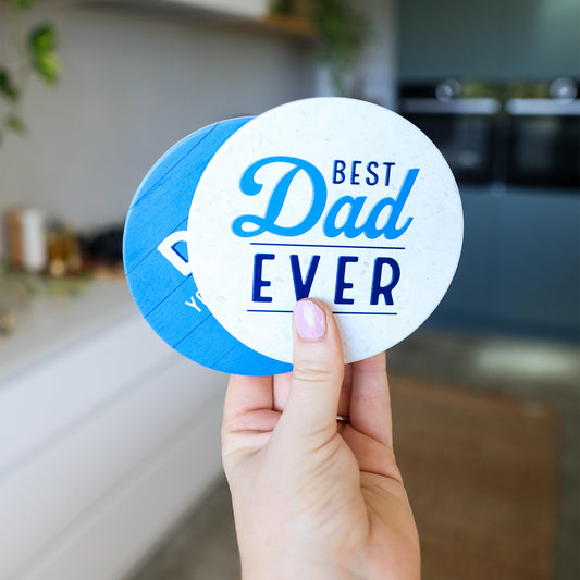 Splosh Best Dad Ceramic Coaster