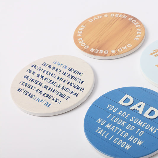 Splosh Dad Thank You Ceramic Coaster