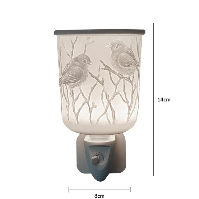 Cello Porcelain Plug In Electric Wax Burner - Bird