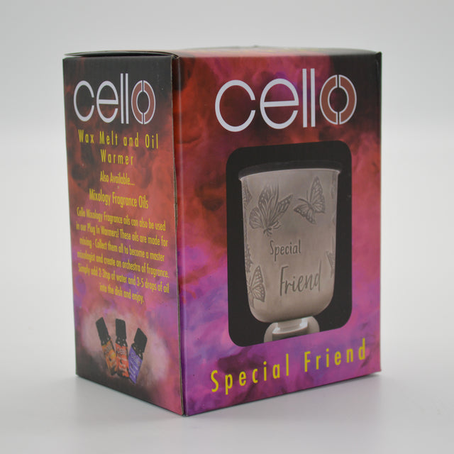 Cello Porcelain Plug In Electric Wax Burner - Special Friend
