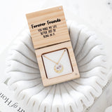 Splosh Heart & Soul Jewellery gift boxes arranged together on a styled surface, featuring the “Forever Friends” necklace alongside other sentimental designs.