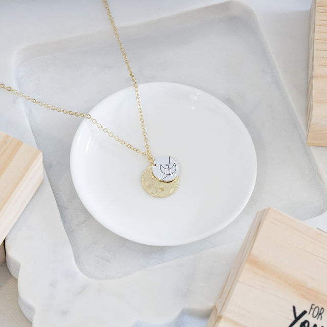 Splosh Heart & Soul Jewellery gift boxes arranged together on a styled surface, featuring the “For You” necklace alongside other meaningful Heart & Soul designs.