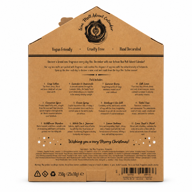 Cello Naked Melts Advent Calendar (25 Melts)
