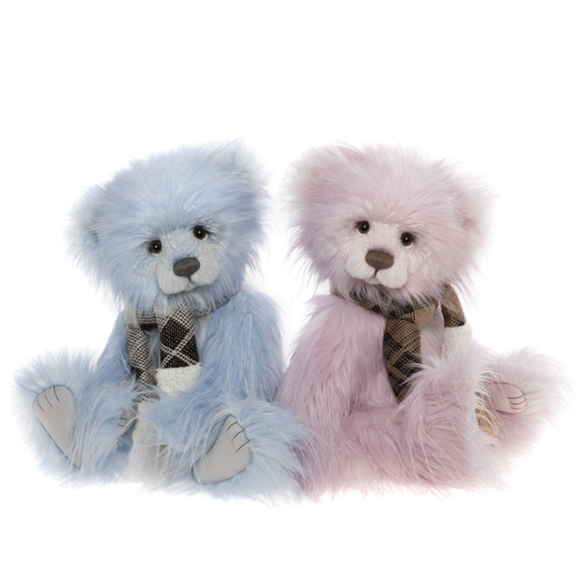 Hyacinth and Iris Bears from the Plumo Collection Charlie Bear 2026