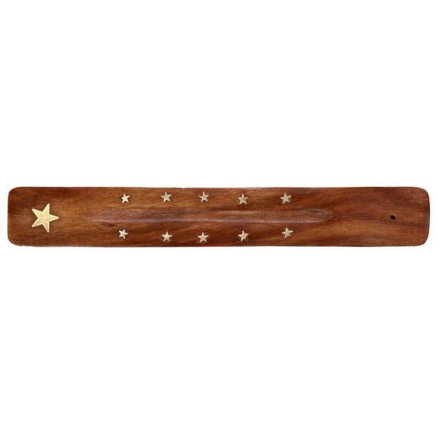 Incense Stick Burner - Brass Star Inlay