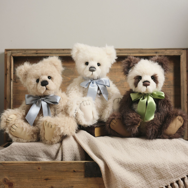Jackson, Snowdon and Absolom Bears from the Growler Charlie Bear 2026 Collection