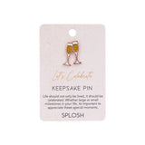Splosh - Celebration Keepsake Pin - Champagne