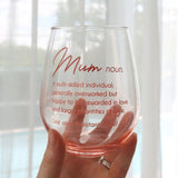 Splosh Mother's Day - Stemless Wine Glass