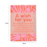 Splosh Meaningful Magnet Wish For You