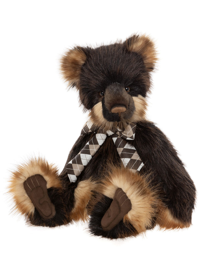Magnus Bear with Scarf from 2026 Charlie Bear Plush Collection