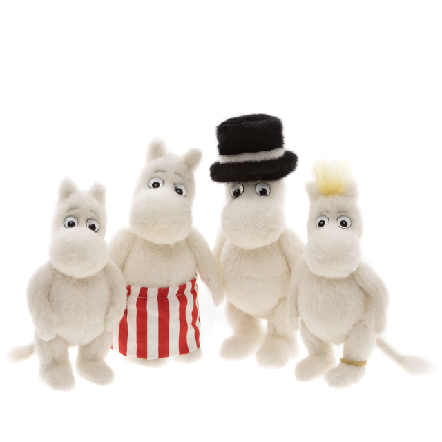 Moomin Group from the 2026 MiniMo Moomin Collection by Charlie Bear