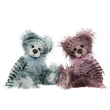 Mint Humbug and Strawberry Shortcake Panda Bears from the Charlie Bear Plush Collection 2026